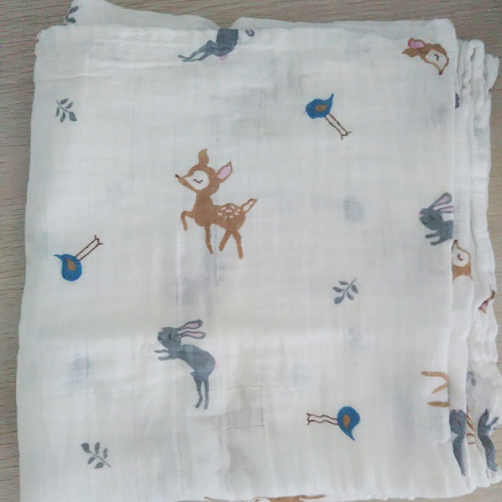 Cute Patterned Muslin Swaddle Blanket kalsten