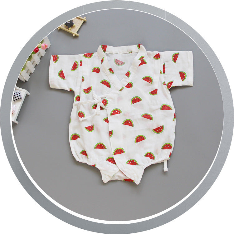 Cute Watermelon Print Baby Bodysuit kalsten