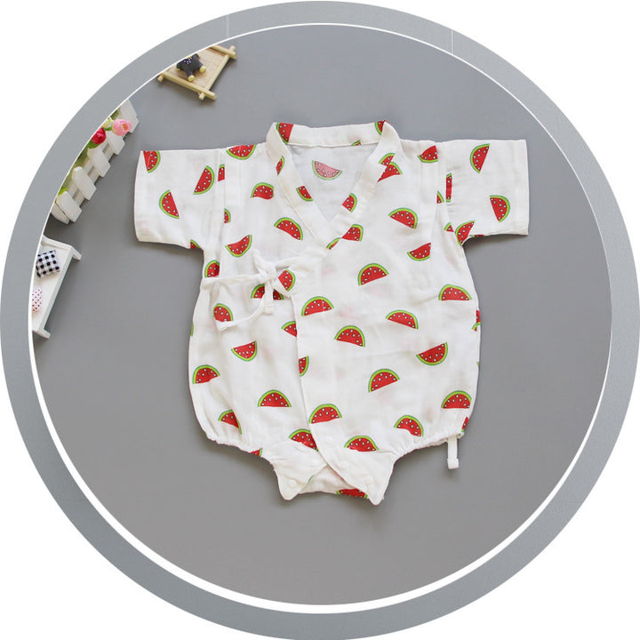 Cute Watermelon Print Baby Bodysuit kalsten