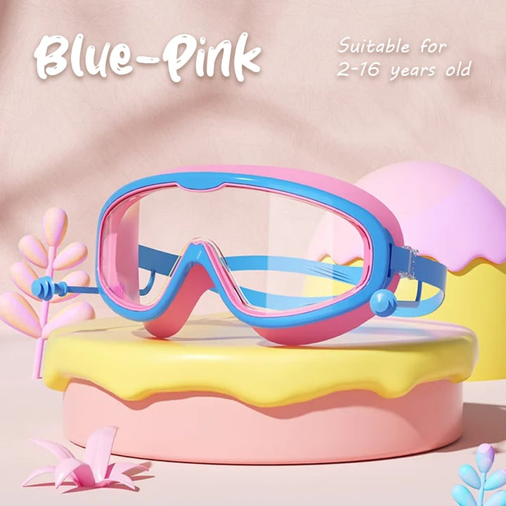 Kalsten | HD children's large frame waterproof and anti-fog swimming goggles