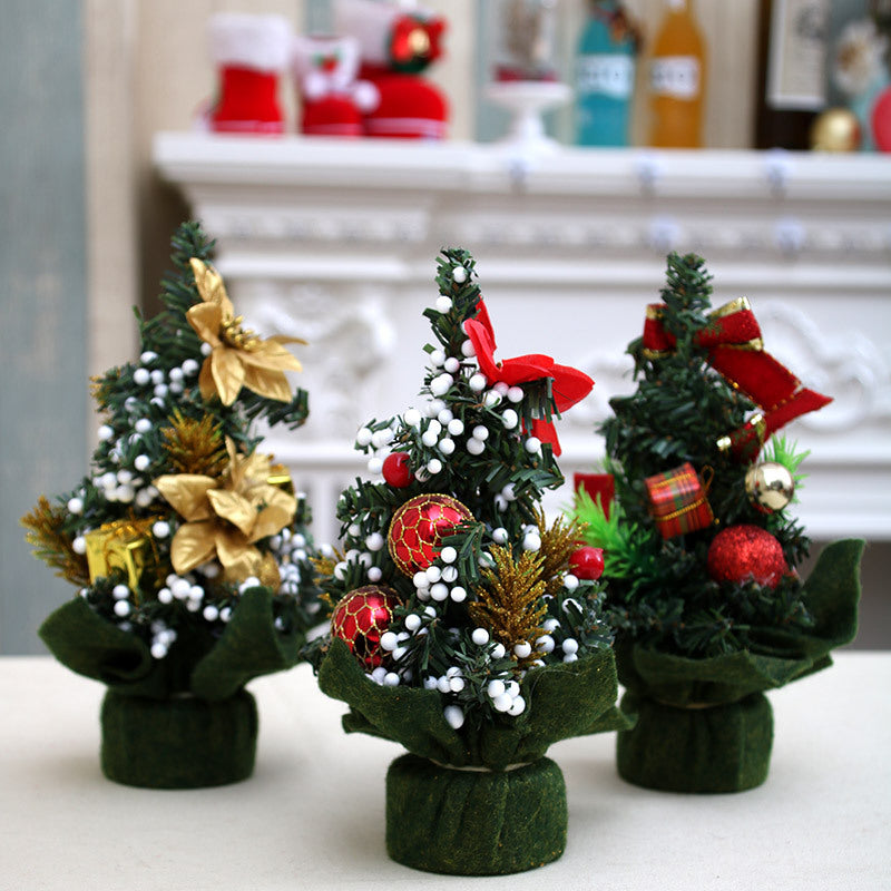 Decorative Mini Holiday Tree Centerpiece Kalsten