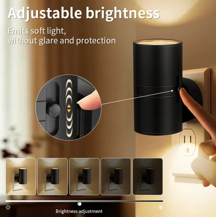 SensorShine Light - Adjustable LED Plug In Intelligent Motion Sensor Night Light | Kalsten