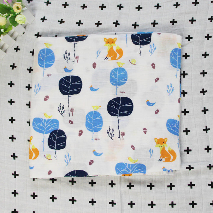 Cute Patterned Muslin Swaddle Blanket kalsten