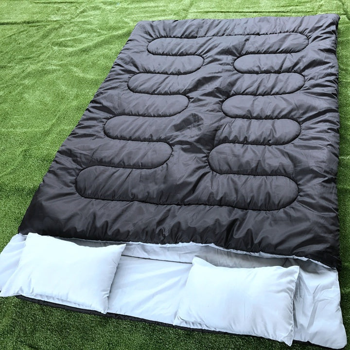 Travel blanket with integrated pillows Kalsten