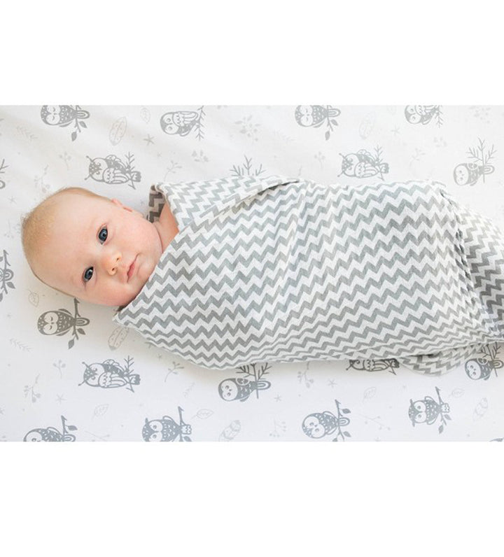 Cute Patterned Muslin Swaddle Blanket kalsten
