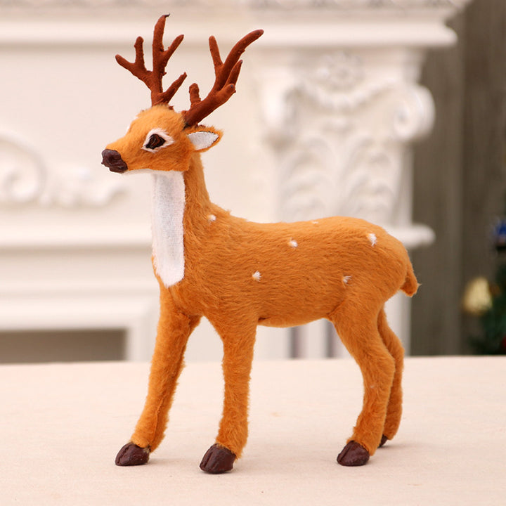 Decorative Plush Reindeer Figurines Kalsten