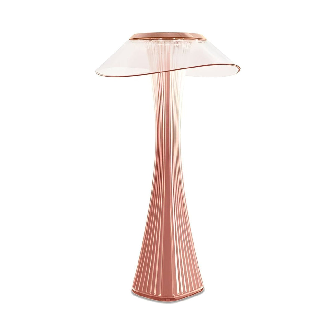 Gior Table Lamp - Rechargeable Italian Crystal Nightstand Lamp with Smart Touch | Kalsten