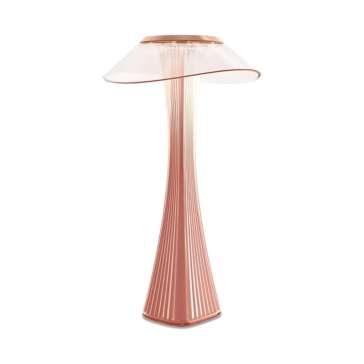 Gior Table Lamp - Rechargeable Italian Crystal Nightstand Lamp with Smart Touch | Kalsten