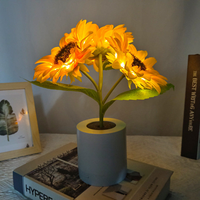 Sunflower LED Table Lamp – Decorative Light