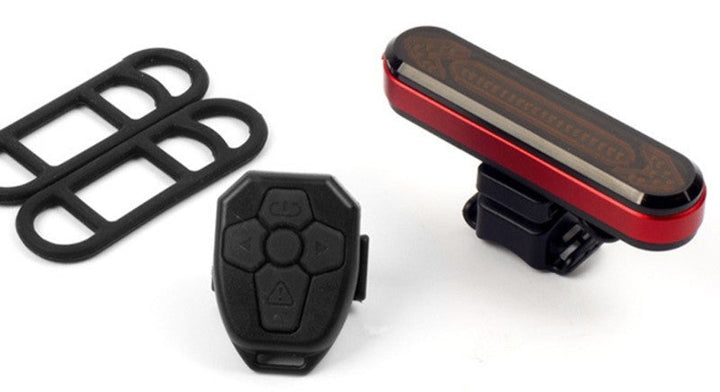 Kalsten | Wireless Remote Control Bicycle Steering Taillight, with Turn Signal, Brake Light and Flashing Warning Light, for Safe Cycling