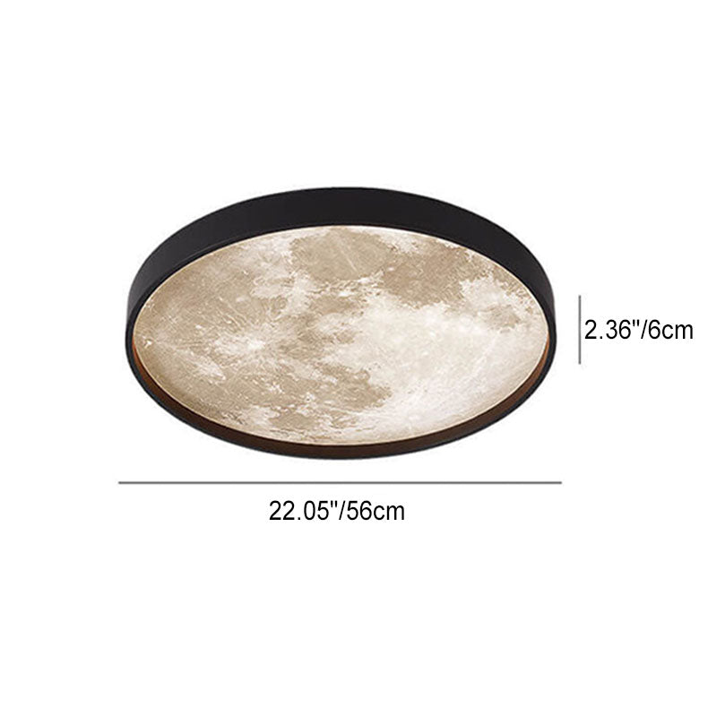Flush Mount Ceiling Light Iron 18–48W 10–22 in Modern Hallway Bedroom Living Room Adjustable LED Fixture | Kalsten