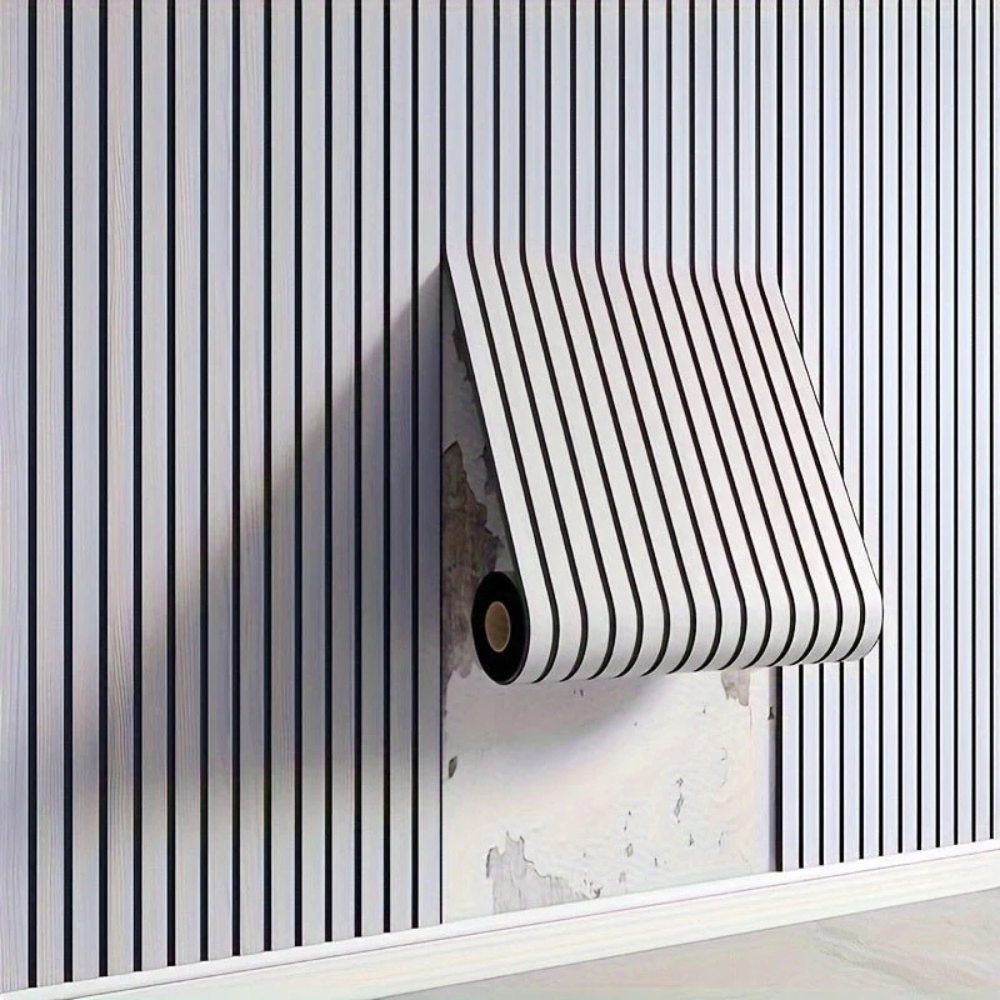 Kalsten | Wall Sticker 3D Wood Look PVC Panel Self Adhesive Waterproof
