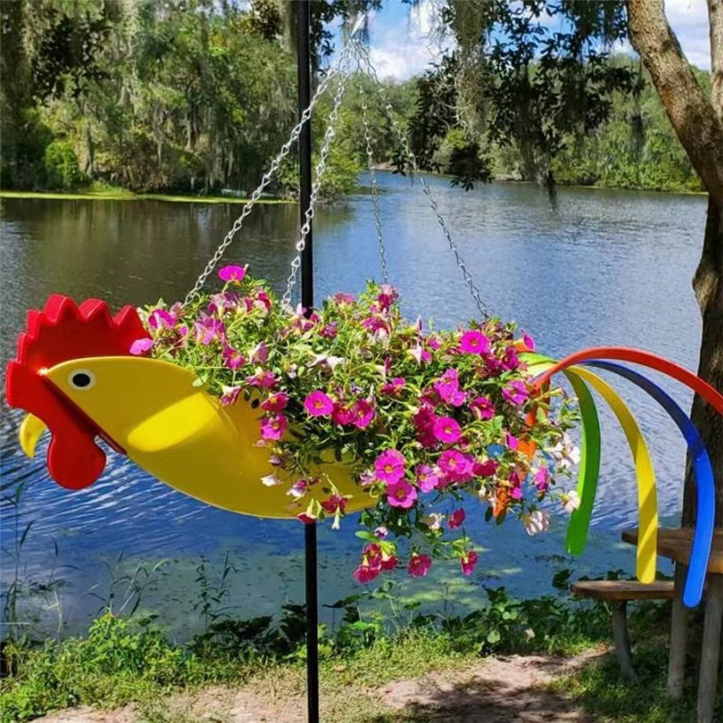 Kalsten | GardenChicken Hanging Pot – The fun decorative bowl for flowers & herbs