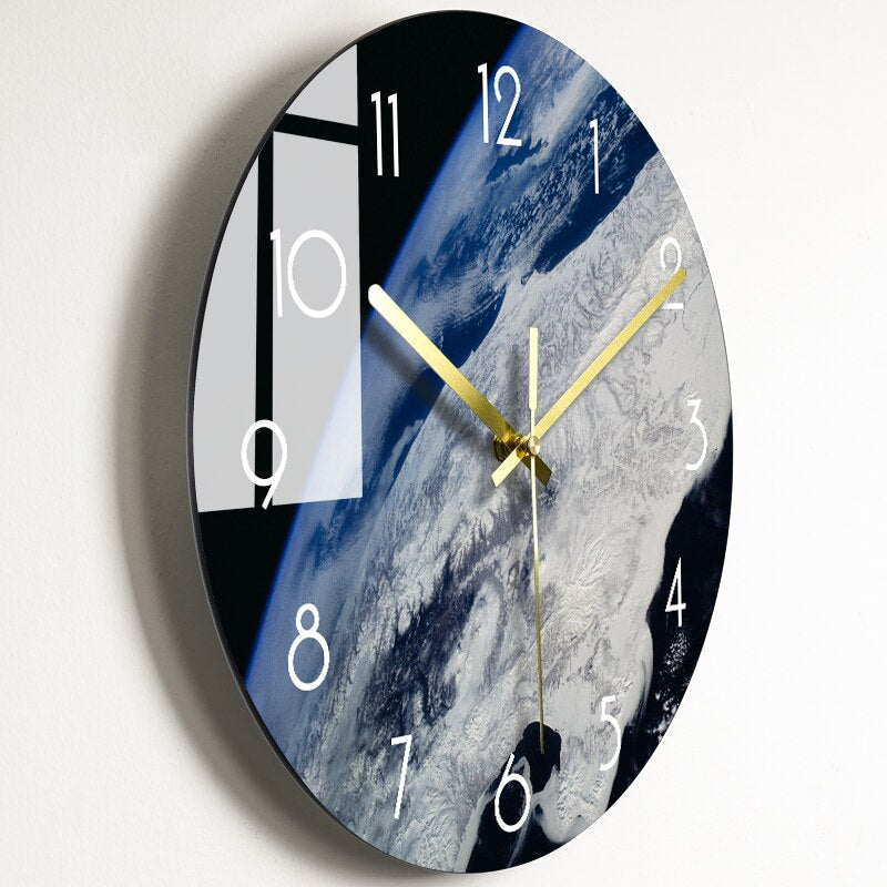 Elegant GlassArt Wall Clock – Artistic Time Measurement & Design Kalsten