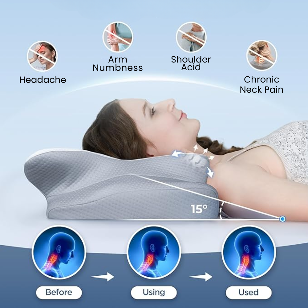 Anti-Snore Memory Foam Pillow