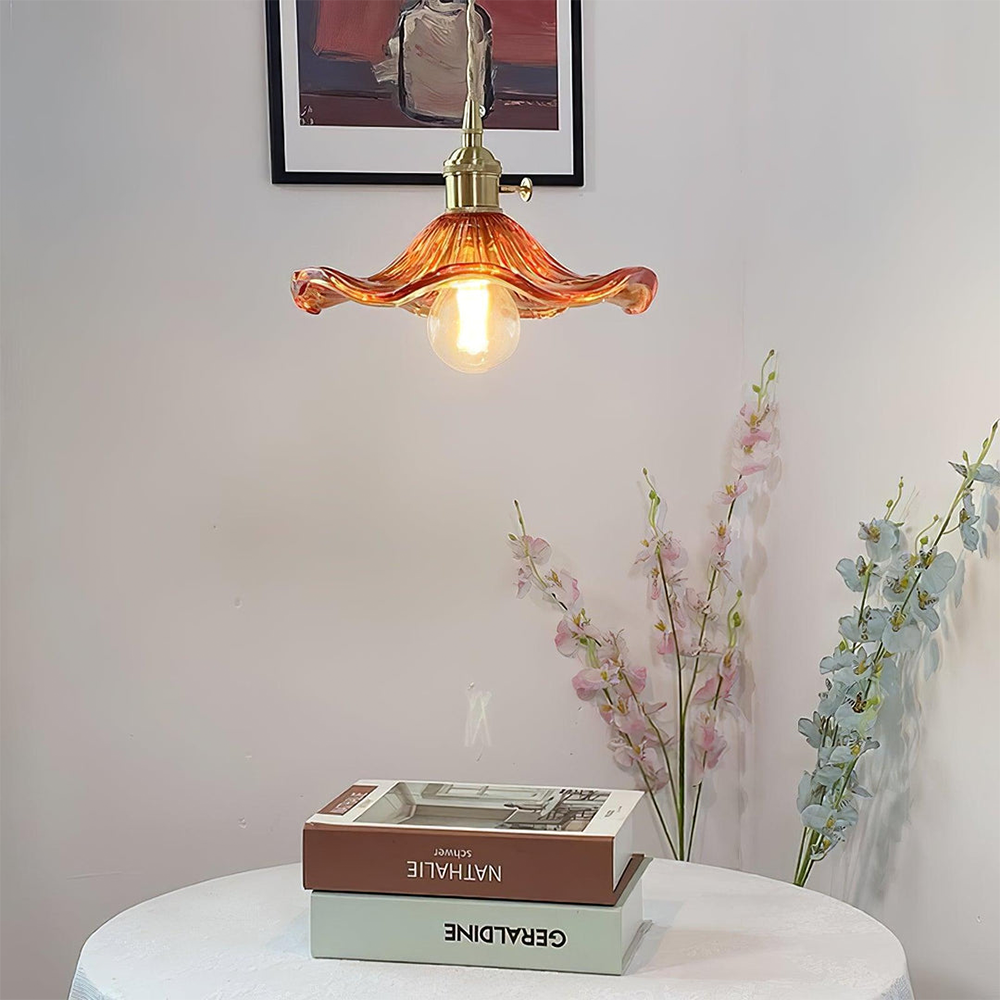 Hibiscus Flower Table Lamp - Decorative Lighting Fixture for Living Room & Bedroom Decor | Kalsten
