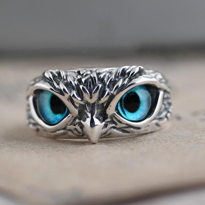 Owl Ring Demon Eye Adjustable | Kalsten