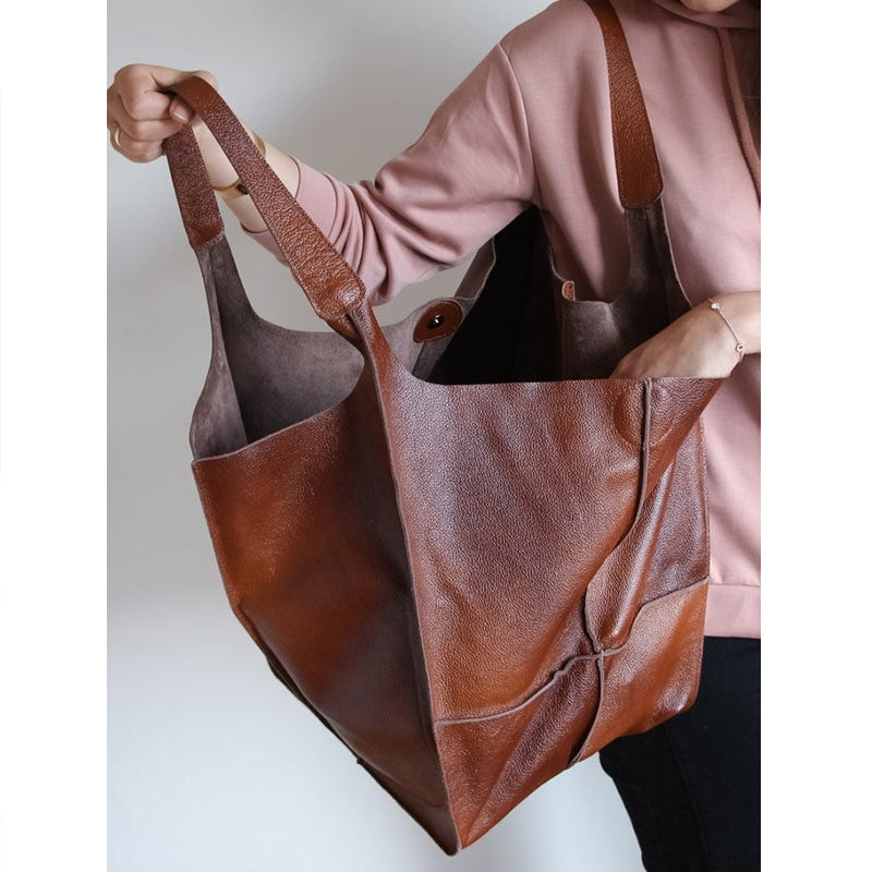 Kalsten | Oversized leather weekend handbags for women