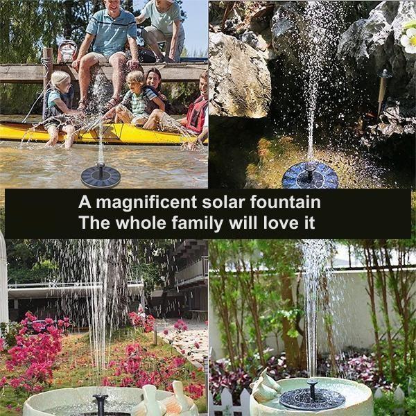 Kalsten | Solar Bionic Fountain for Gardens Birth Bath for Floor / Ground