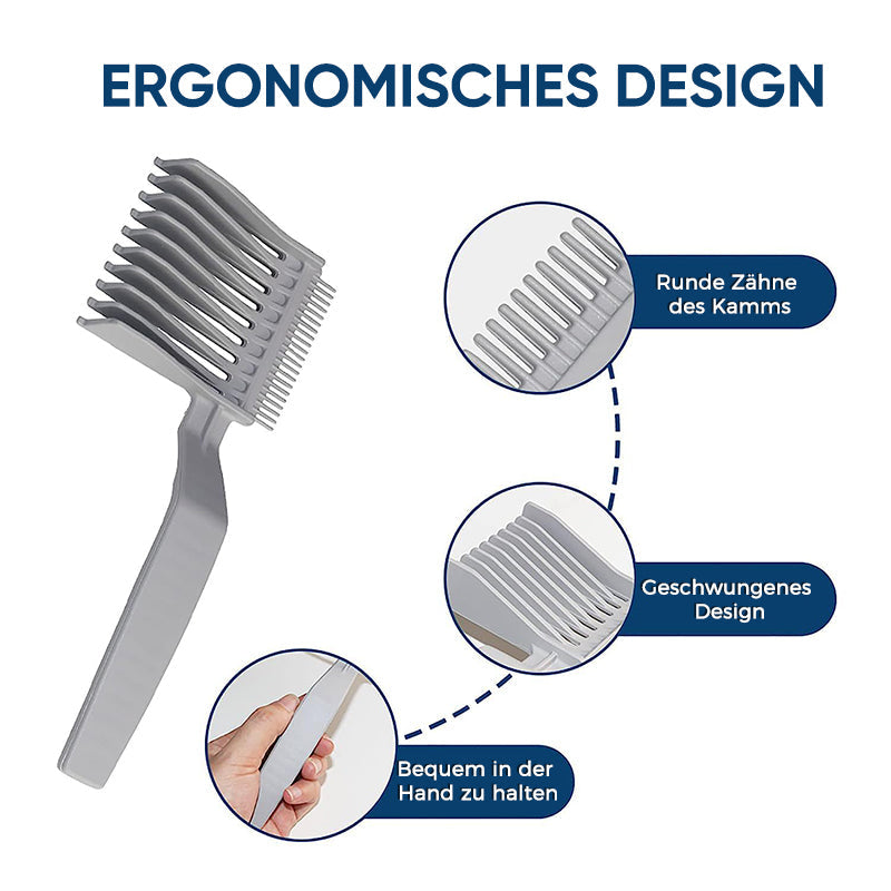 Barber Shop Men's Hairdresser Flat Hair Comb | Kalsten