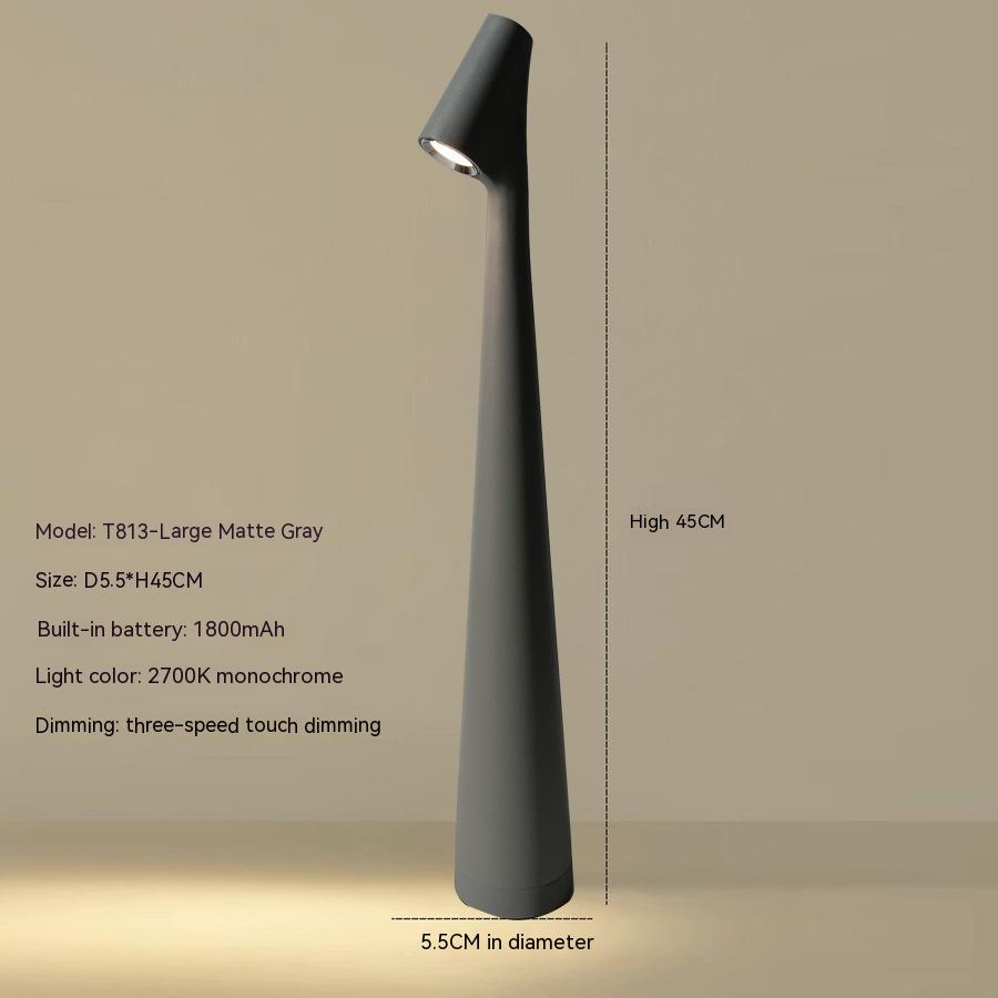 Modern Red Metal LED Table Lamp Kalsten