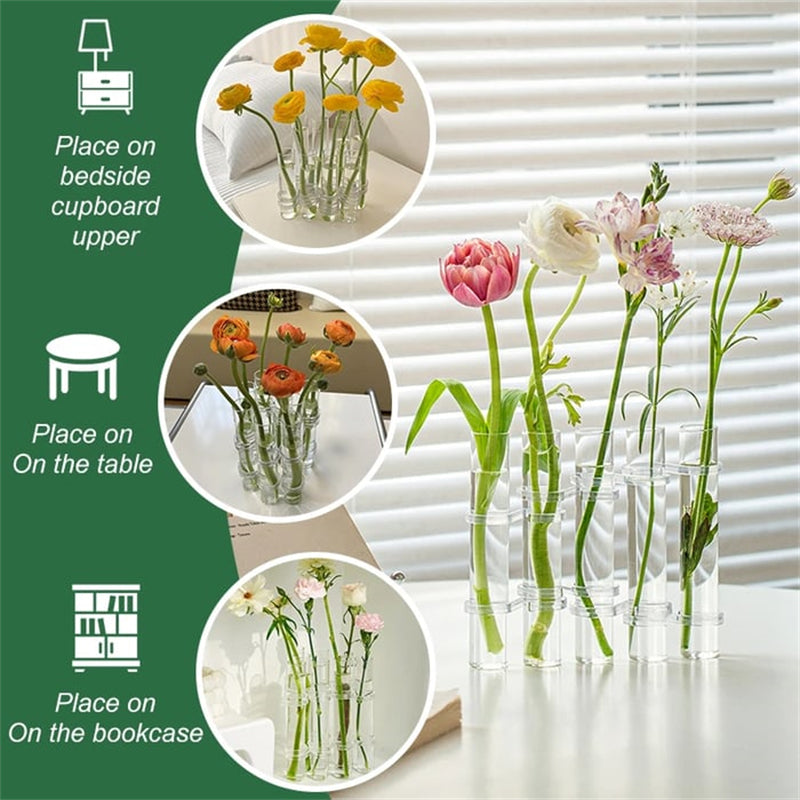 Kalsten | Hinged Flower Vase(6 pcs/8 pcs)