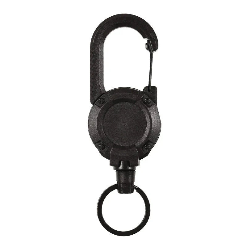 Outdoor Automatic Expandable Wire Rope Luya Theft Protection Tactical Keychain | Kalsten