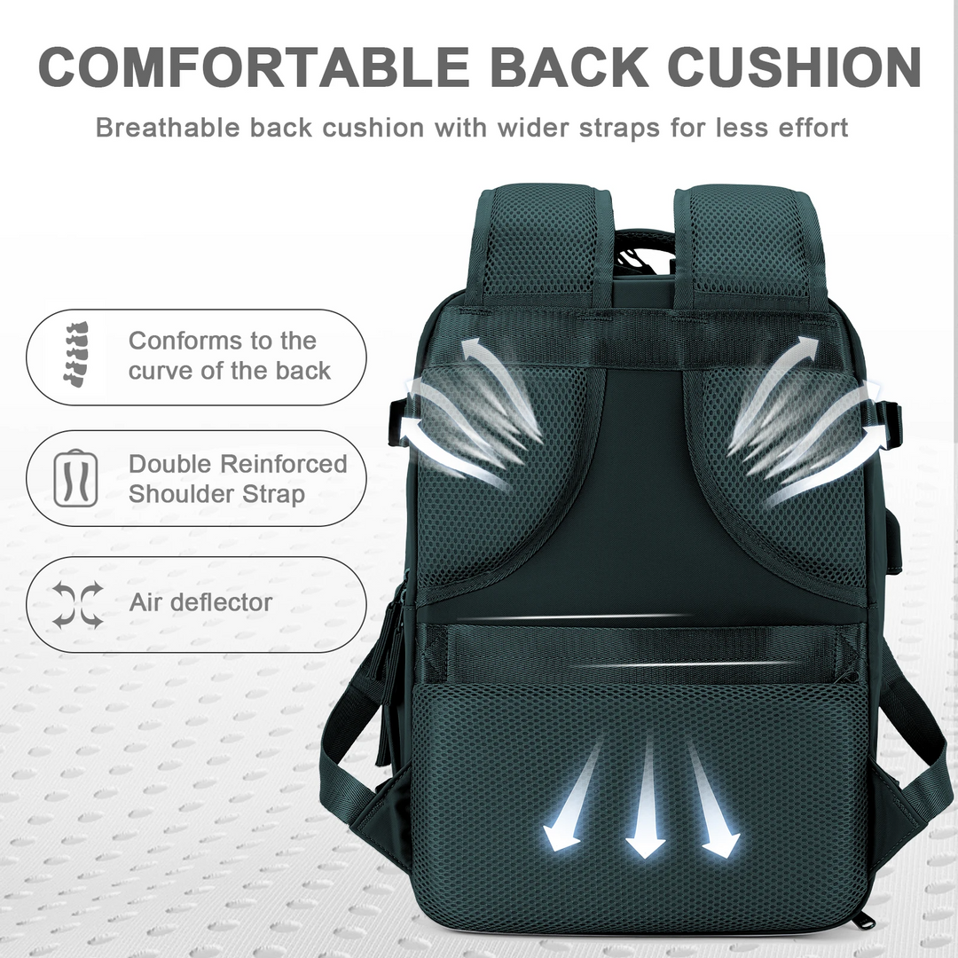 Kalsten | Durable Backpack for Trips with USB Charging Port
