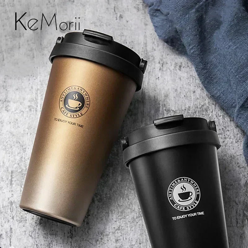 Kalsten | WarmCold Insulation Cup – Stainless Steel Travel Mug 500 ml with Slide Lid