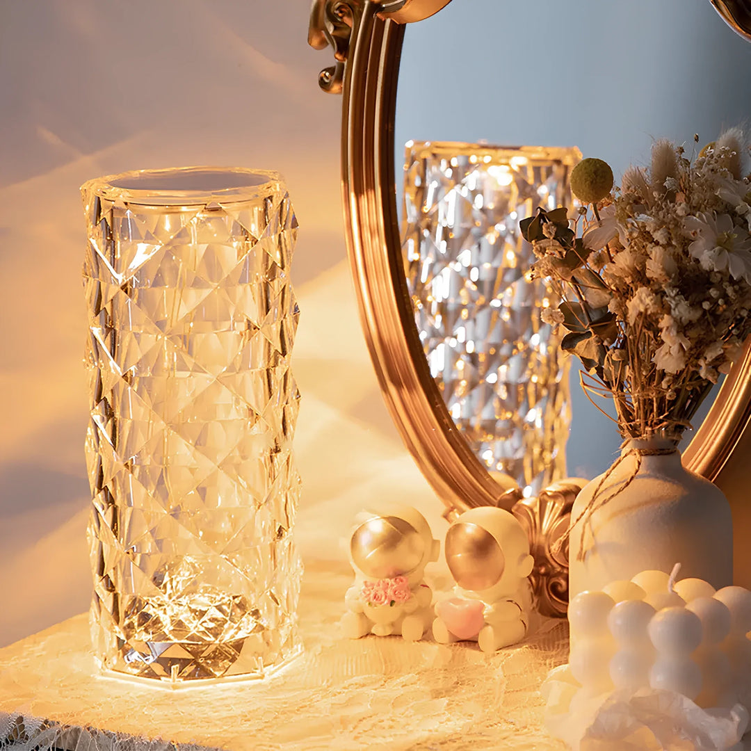 Crystal Table Lamp with Touch Control - Aurora | Kalsten