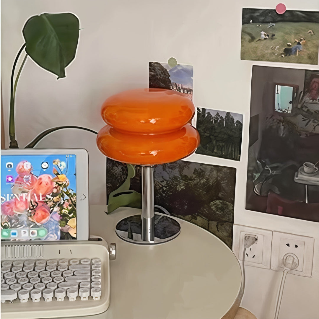 Table Lamp Retro Glass Shade | Kalsten