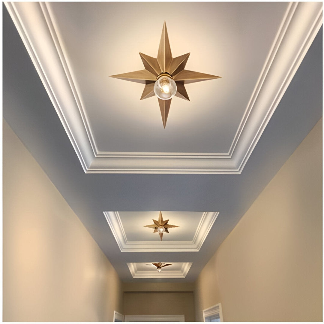 Kalsten | Modern Star-Shaped Ceiling Lamp
