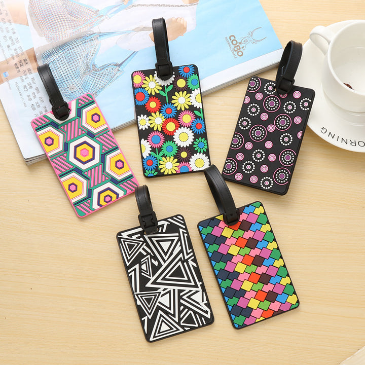 Unisex Vibrantly Patterned Travel Luggage Tag Kalsten