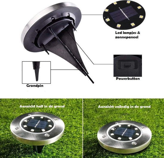 Wireless LED Solar Garden Lights Deluxe - Create the perfect atmosphere in your garden! Kalsten