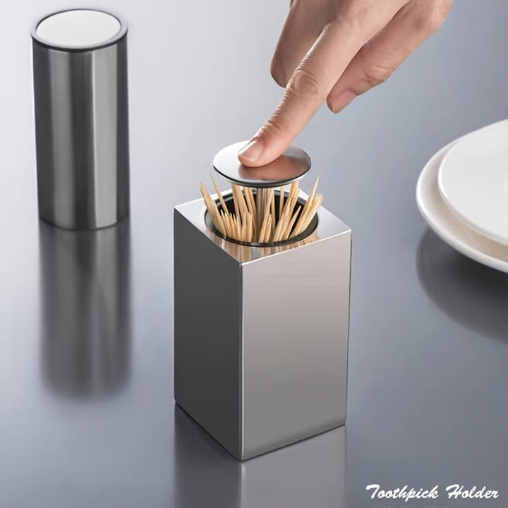 Stainless Steel Toothpick Holder – Hygienic and Easy Access to Toothpicks | Kalsten