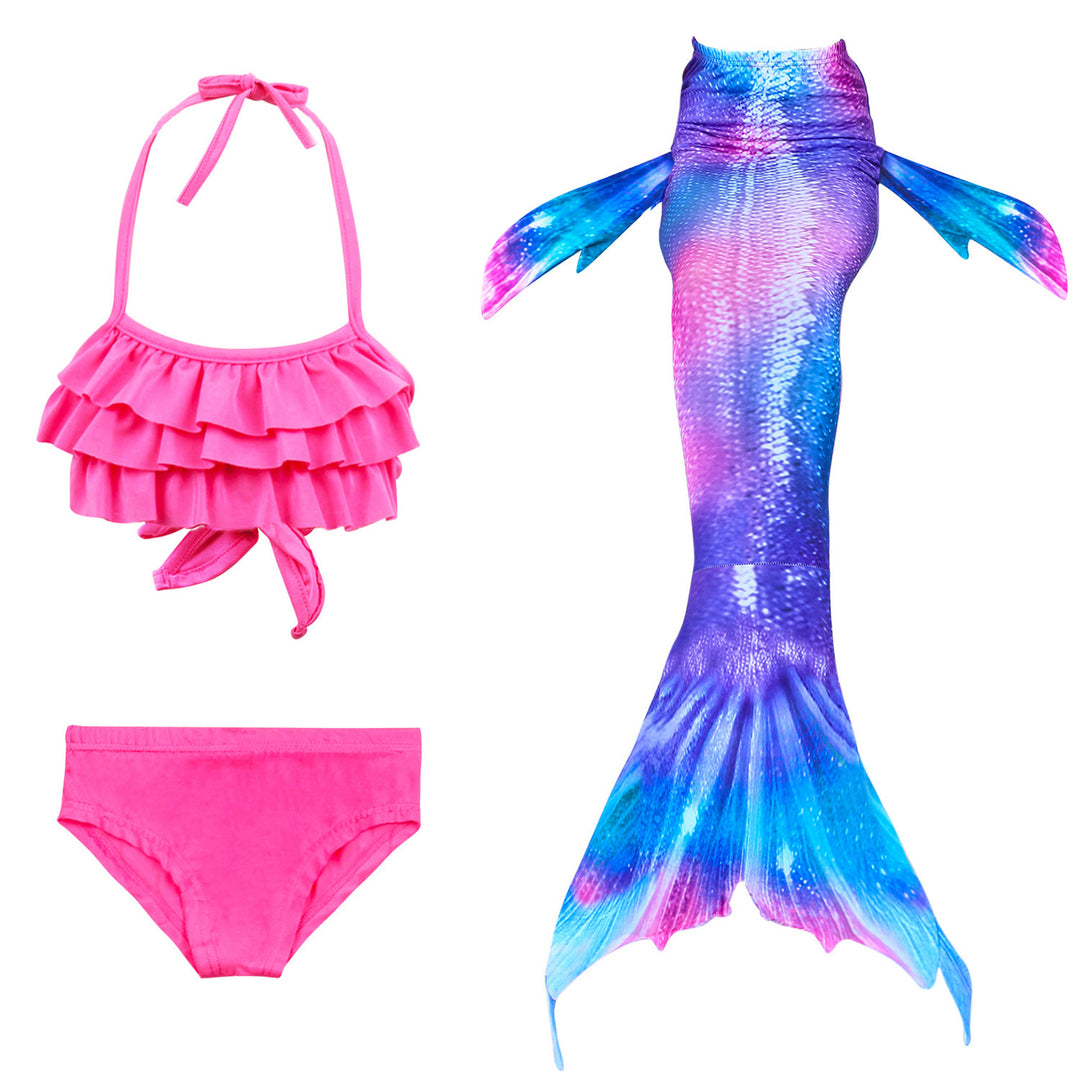 Kalsten | Girls Mermaid Tail Kids Swimsuit Bikini Set