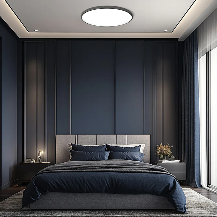Round Modern LED Flush Ceiling Light Kalsten