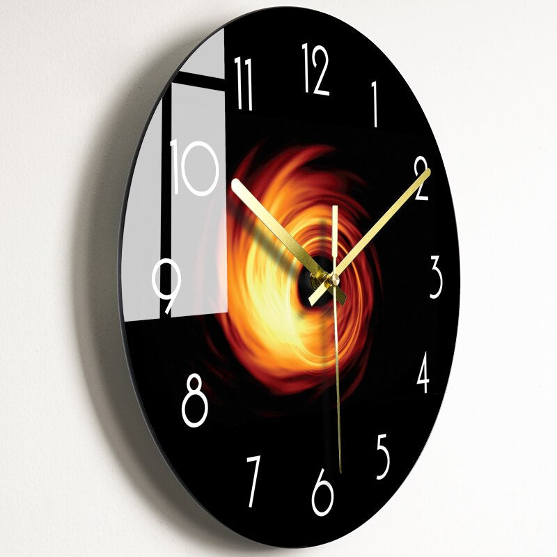 Elegant GlassArt Wall Clock – Artistic Time Measurement & Design Kalsten