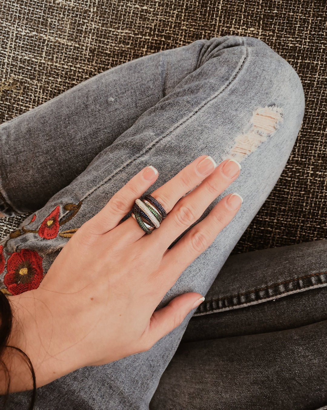 Kalsten | Monaco Design Luxury Statement Stackable Ring For Women
