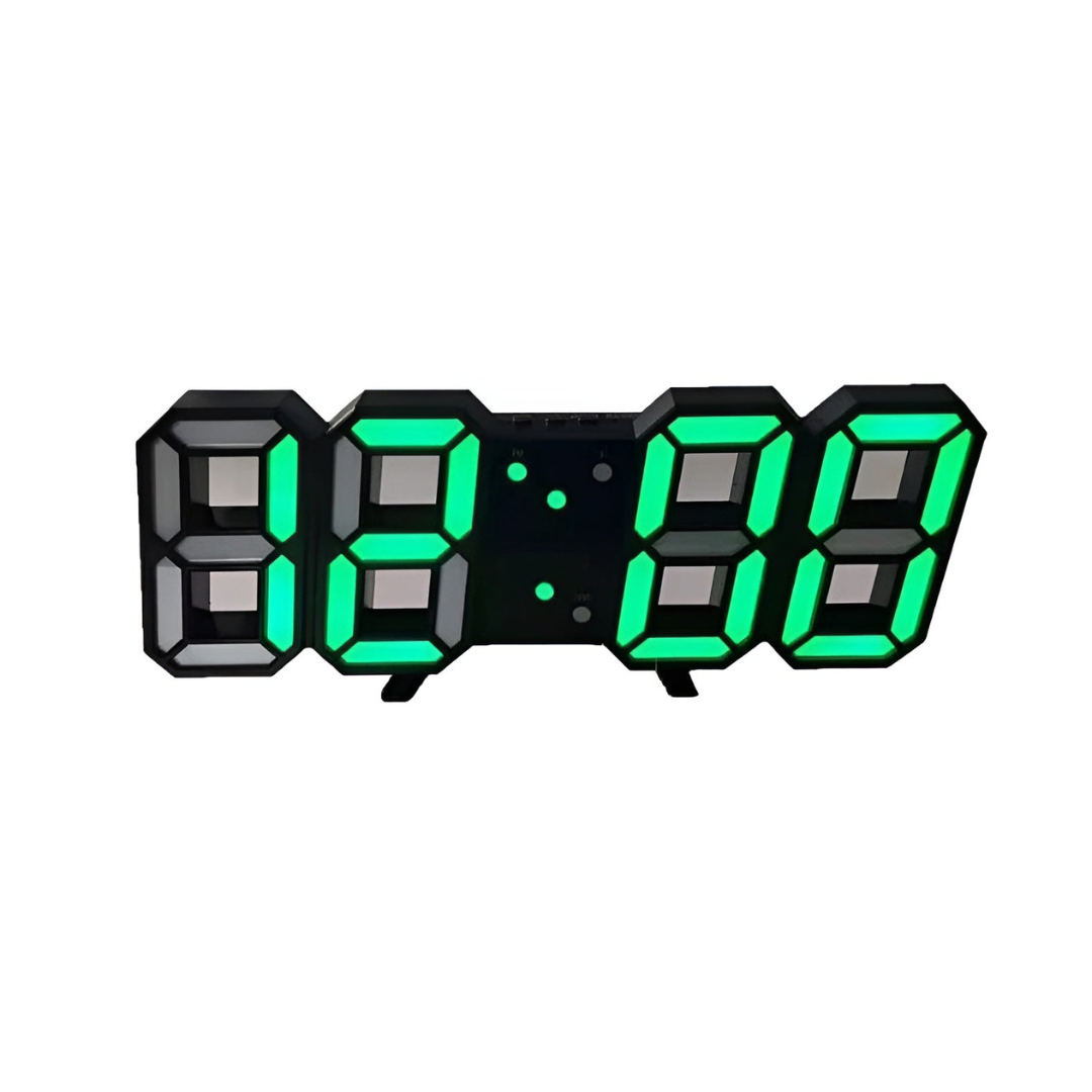 Kalsten | Designer LED 3D Wall Clock with Digital Display and Intuitive Operation