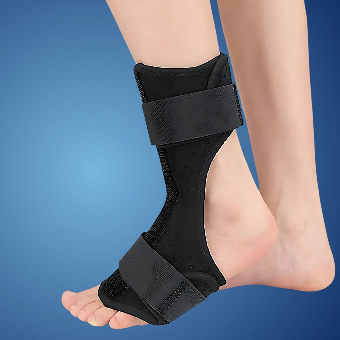 StrideGuard Drop Foot Brace Support | Foot and Ankle Support - Lifts Front Foot - Improves Gait - Reduces Falls - Alleviates Pain for Mobility Aid Kalsten