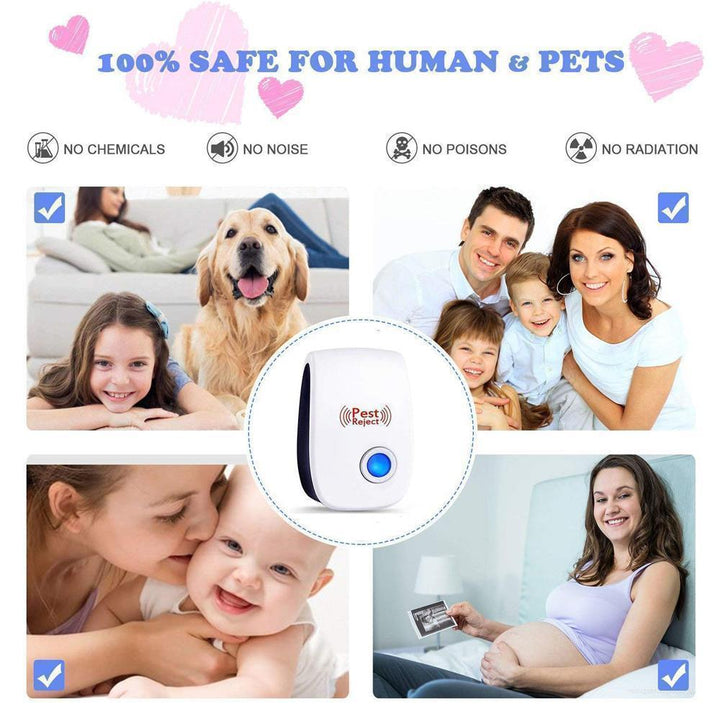 Ultrasonic Pest Repeller – 3-Pack