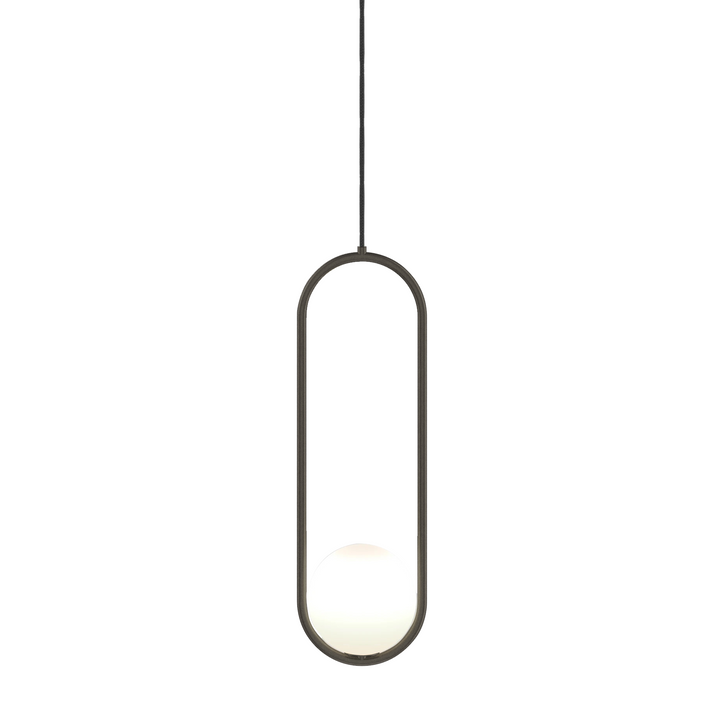 Pendant Light Brass Bent Glass 15W Adjustable Living Room Hallway Bedroom Modern Ceiling Lamp | Kalsten