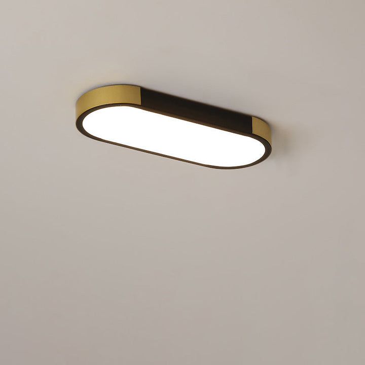 Flush Mount LED Ceiling Light Iron Acrylic 25.6 in Modern Living Room Bedroom Hallway Lighting 3 Color Temperature Adjustable | Kalsten