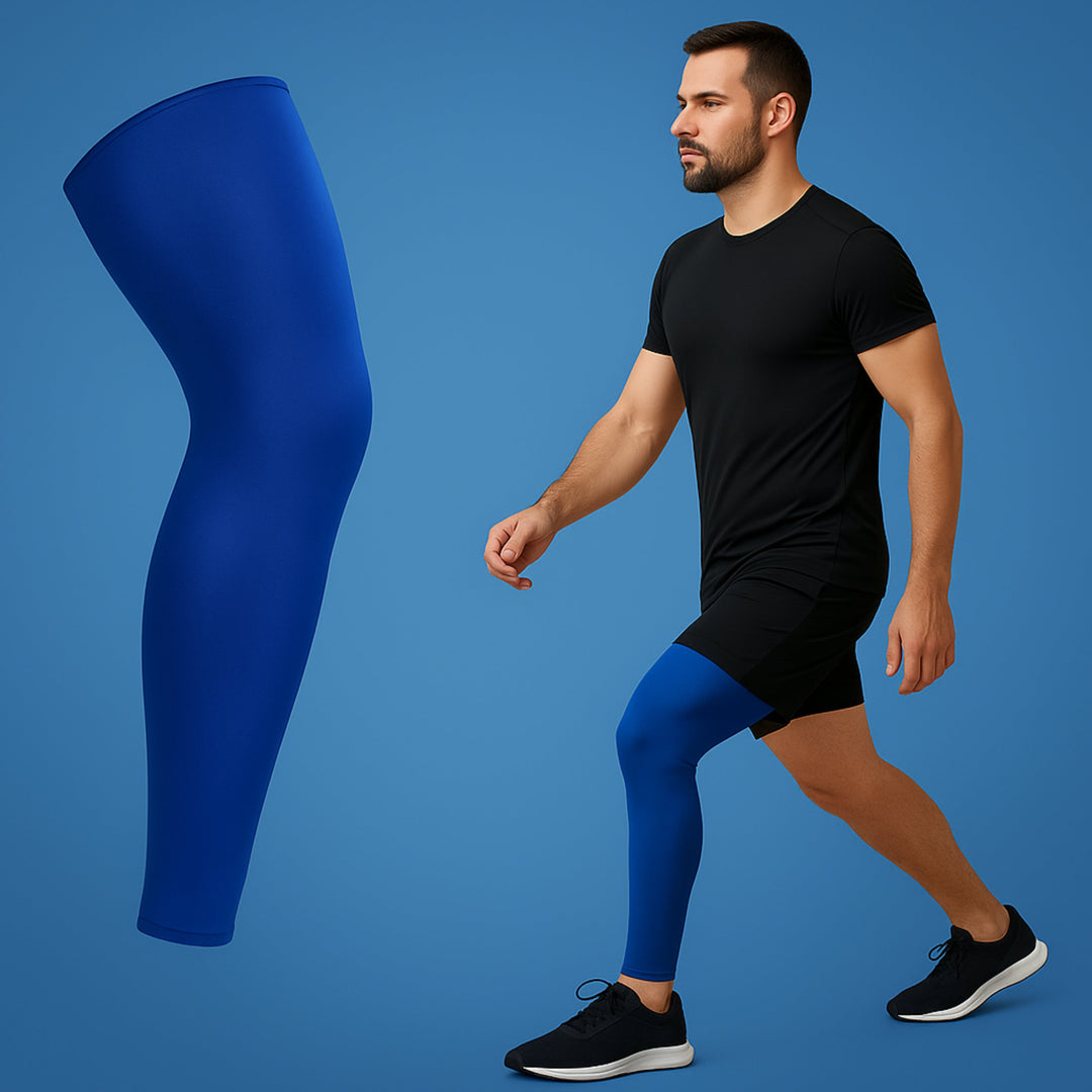 FlexiRelief | Full Leg Compression Sleeve – Knee Support – Graduated Pressure – Pain Relief – Recovery – Swelling Reduction Kalsten