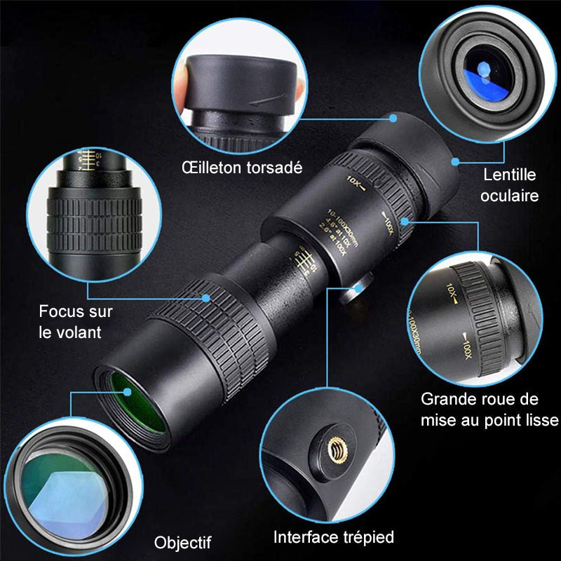 Super Telephoto Zoom Monocular Telescope 4K | Kalsten