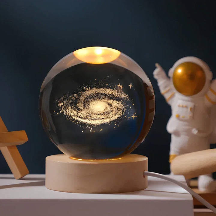 3D Crystal Ball LED Night Light