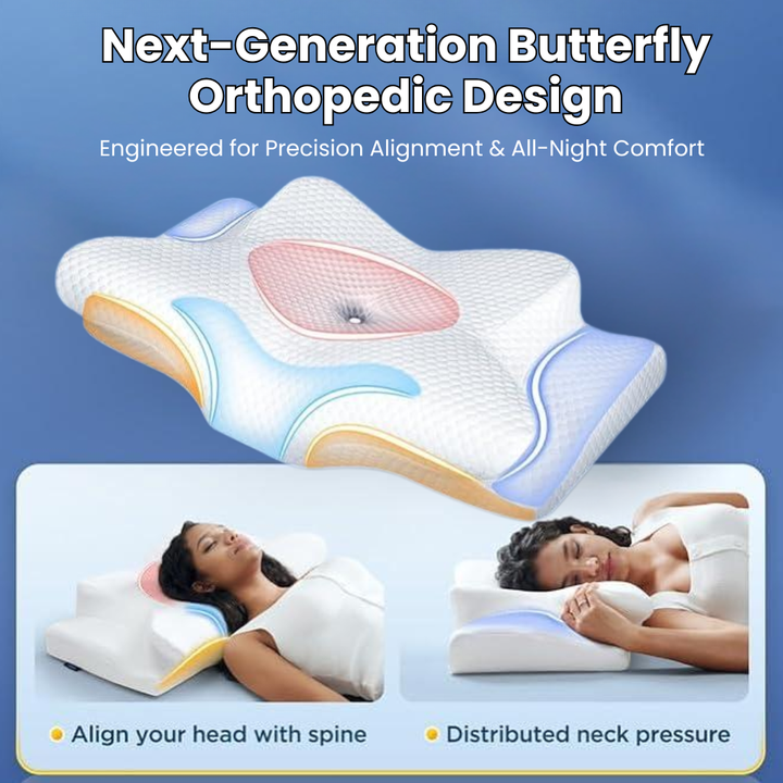 Anti-Snore Memory Foam Sleep Pillow