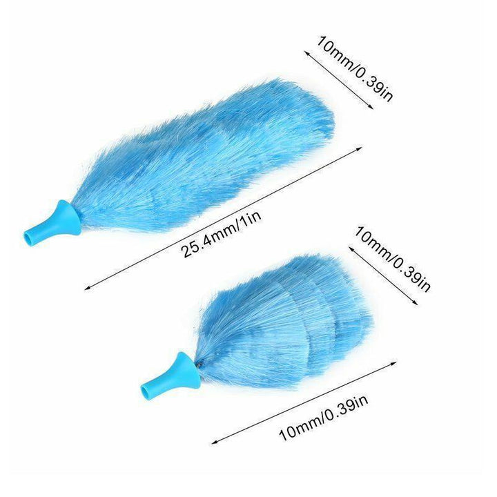 Kalsten | 360° rotating electric spin duster motorized dust cloth with 2 brushes