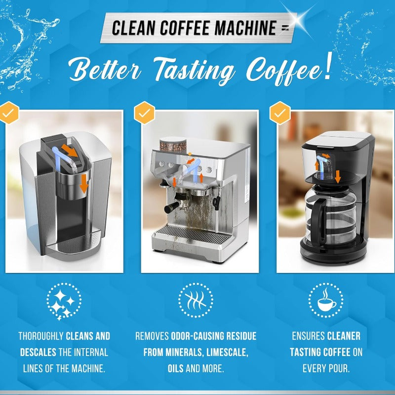 Kalsten | Coffee Maker Cleaning & Descaling Tablets